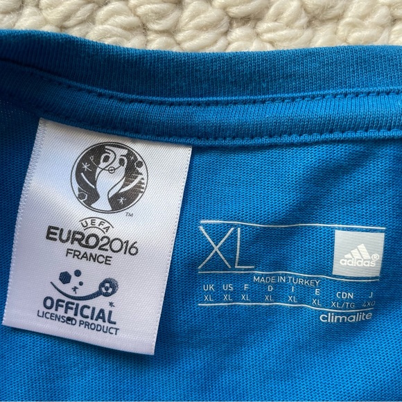 Mens Adidas licensed UEFA Euro 2016 Italia t-shirt - Picture 9 of 12